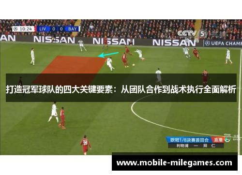 打造冠军球队的四大关键要素：从团队合作到战术执行全面解析